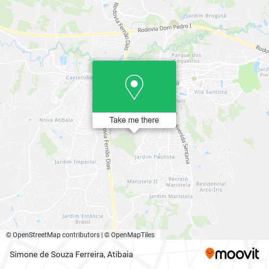 Mapa Simone de Souza Ferreira
