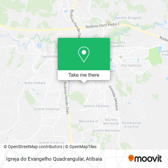 Igreja do Evangelho Quadrangular map