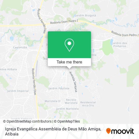 Igreja Evangélica Assembléia de Deus Mão Amiga map
