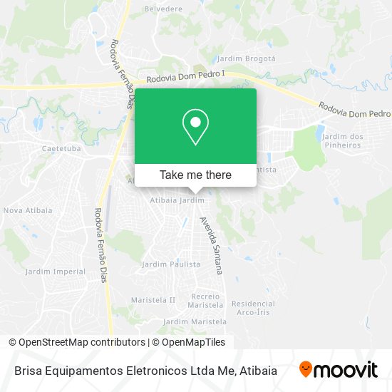 Brisa Equipamentos Eletronicos Ltda Me map