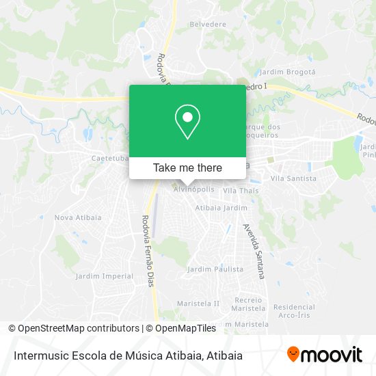 Intermusic Escola de Música Atibaia map