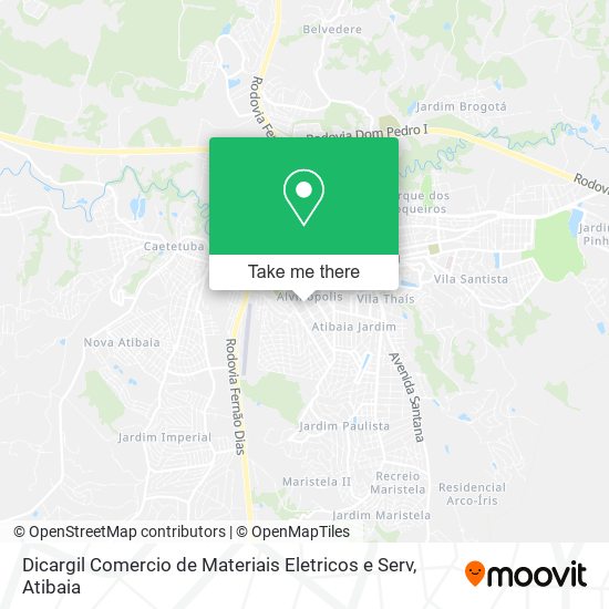 Dicargil Comercio de Materiais Eletricos e Serv map