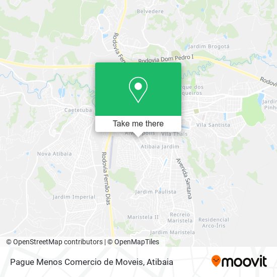 Pague Menos Comercio de Moveis map