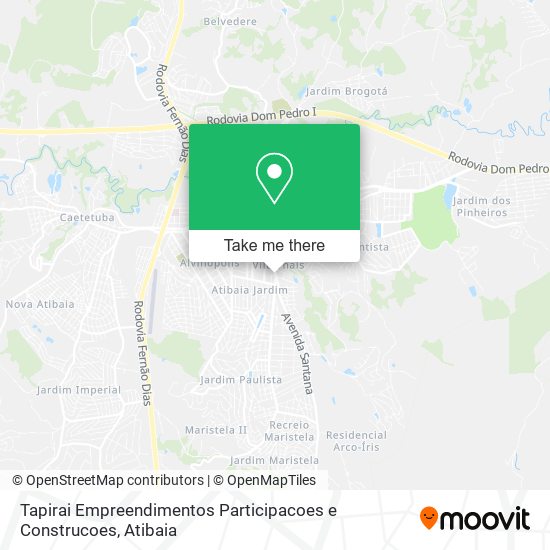 Tapirai Empreendimentos Participacoes e Construcoes map