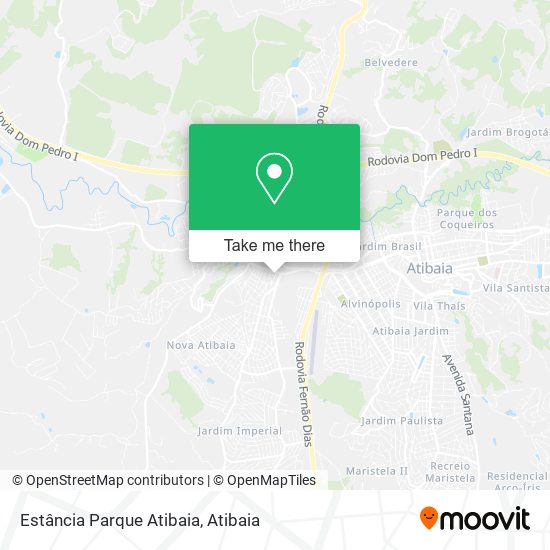 Estância Parque Atibaia map