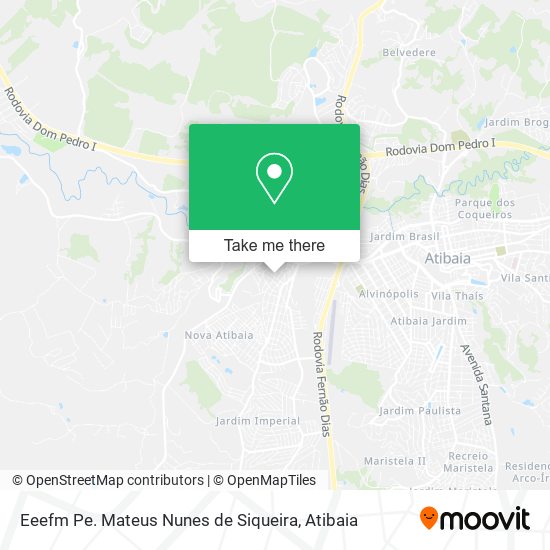 Mapa Eeefm Pe. Mateus Nunes de Siqueira