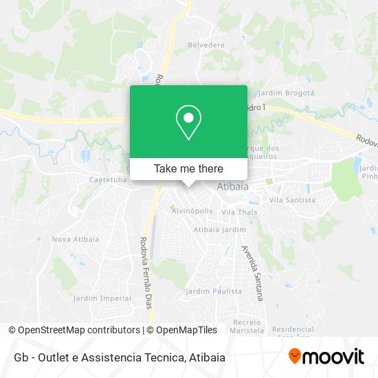 Gb - Outlet e Assistencia Tecnica map