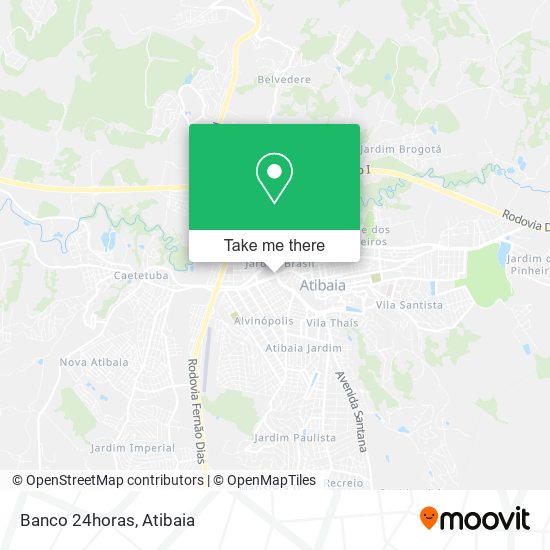 Banco 24horas map