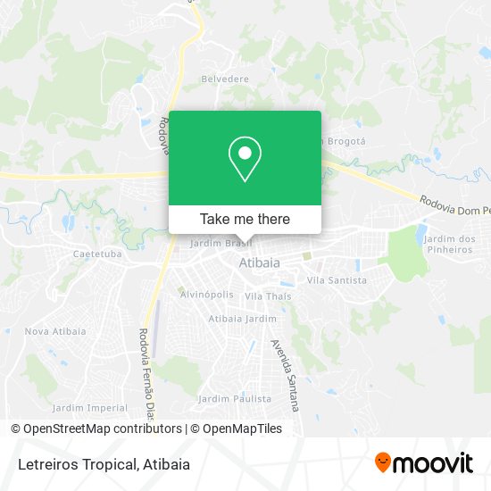 Letreiros Tropical map