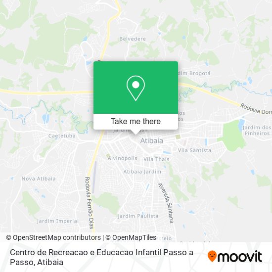 Centro de Recreacao e Educacao Infantil Passo a Passo map