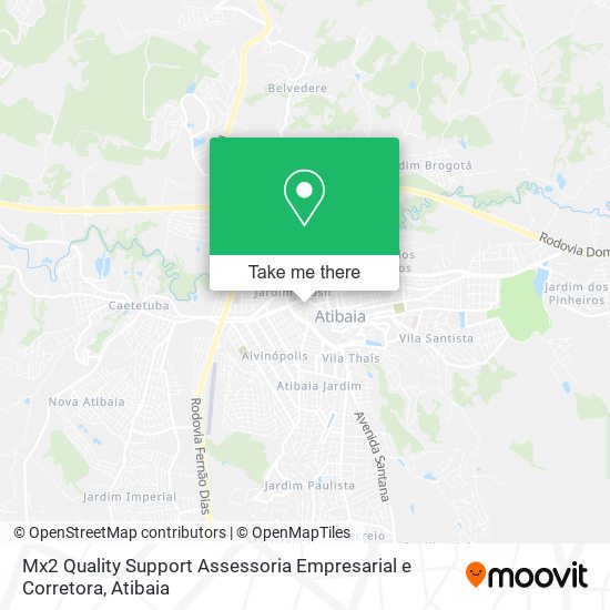 Mapa Mx2 Quality Support Assessoria Empresarial e Corretora