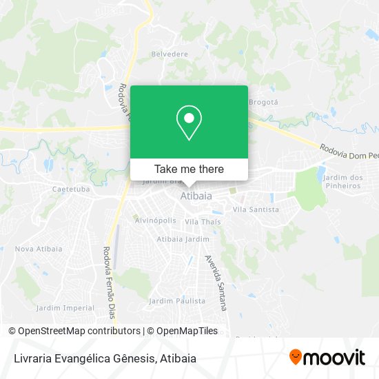 Livraria Evangélica Gênesis map