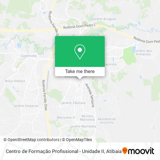 Centro de Formação Profissional - Unidade II map