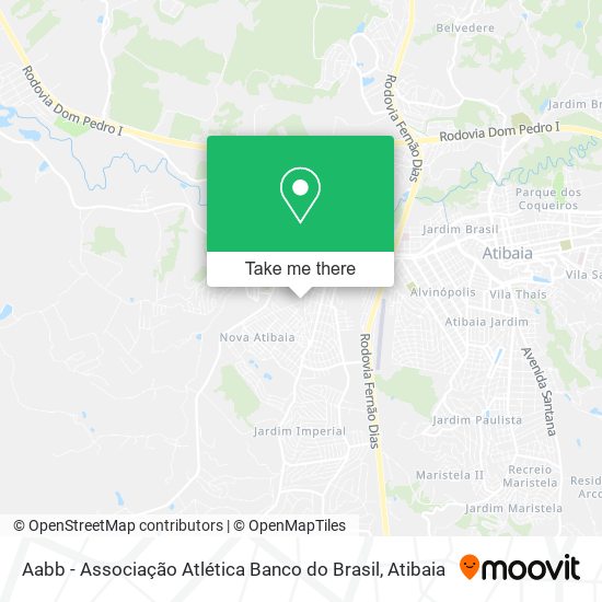 Aabb - Associação Atlética Banco do Brasil map