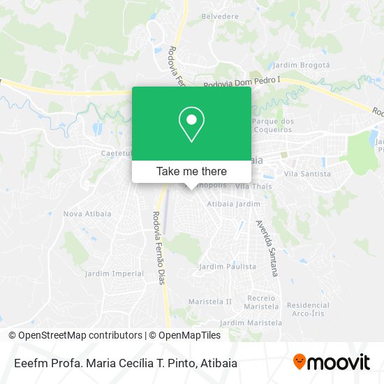 Eeefm Profa. Maria Cecília T. Pinto map