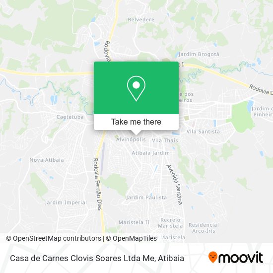 Casa de Carnes Clovis Soares Ltda Me map