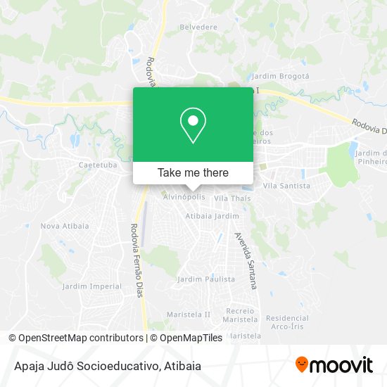 Apaja Judô Socioeducativo map