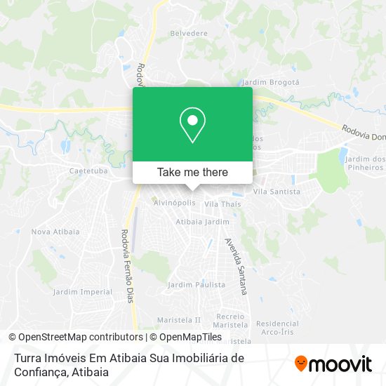 Turra Imóveis Em Atibaia Sua Imobiliária de Confiança map