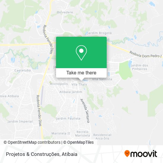 Projetos & Construções map