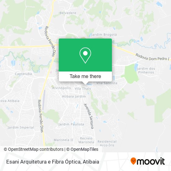 Esani Arquitetura e Fibra Óptica map