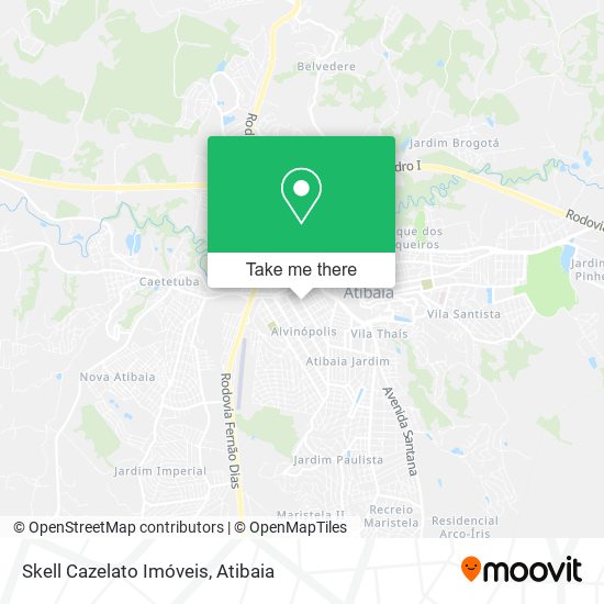 Skell Cazelato Imóveis map
