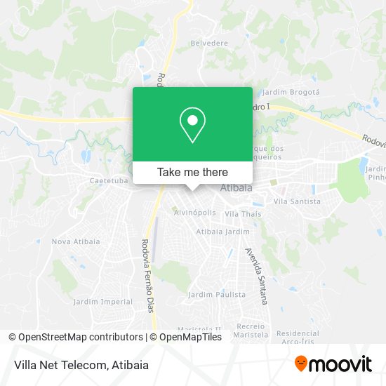 Villa Net Telecom map