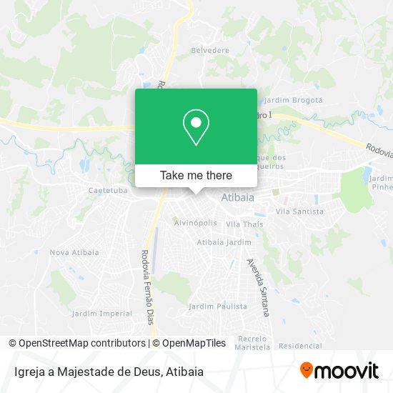 Igreja a Majestade de Deus map