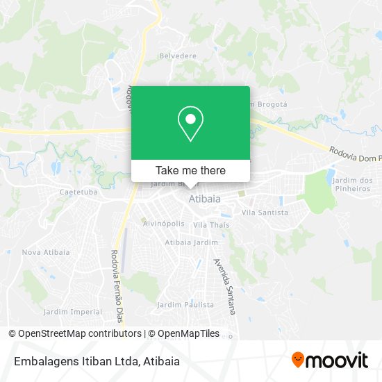 Embalagens Itiban Ltda map