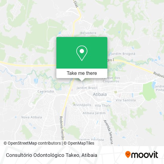Consultório Odontológico Takeo map