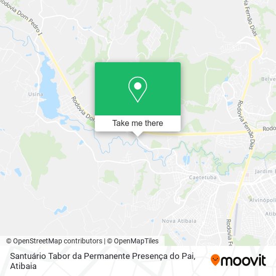 Santuário Tabor da Permanente Presença do Pai map