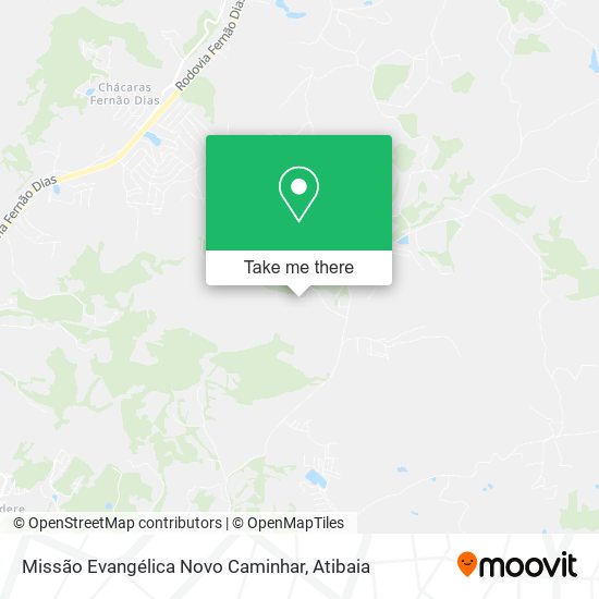 Missão Evangélica Novo Caminhar map