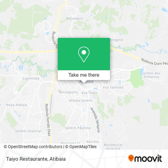 Mapa Taiyo Restaurante