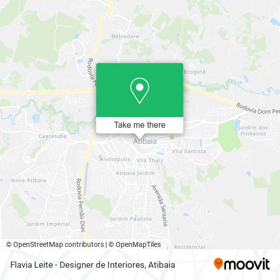 Flavia Leite - Designer de Interiores map