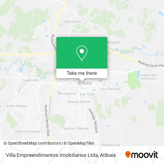 Villa Empreendimentos Imobiliarios Ltda map