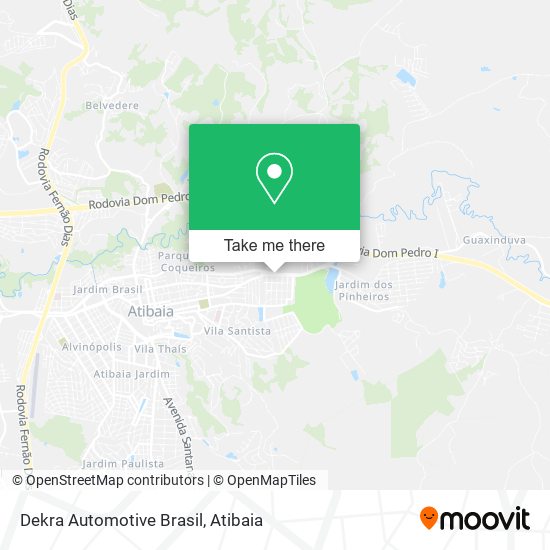 Dekra Automotive Brasil map