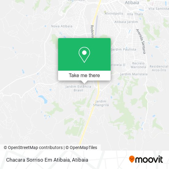 Chacara Sorriso Em Atibaia map