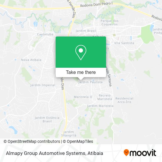 Mapa Almapy Group Automotive Systems