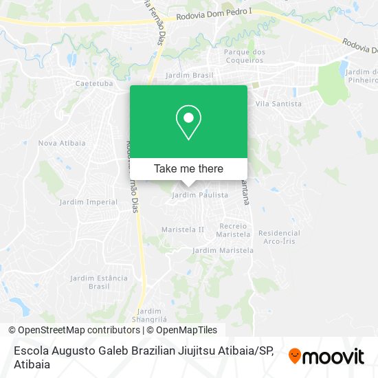 Escola Augusto Galeb Brazilian Jiujitsu Atibaia / SP map