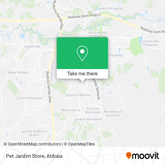 Pet Jardim Store map