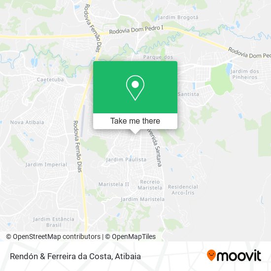 Rendón & Ferreira da Costa map