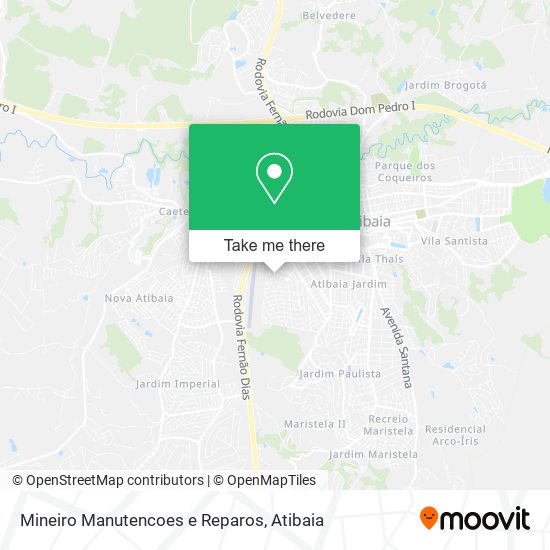 Mineiro Manutencoes e Reparos map