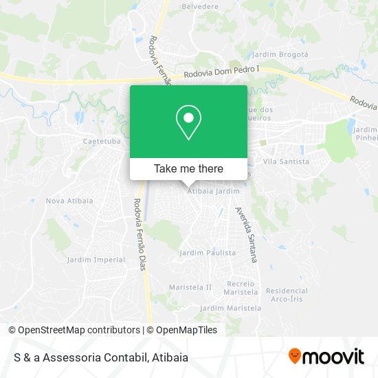 S & a Assessoria Contabil map
