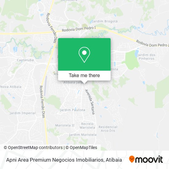 Mapa Apni Area Premium Negocios Imobiliarios