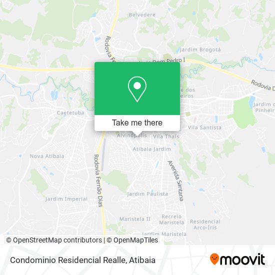 Condominio Residencial Realle map