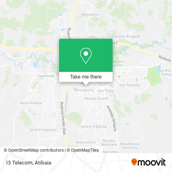 I3 Telecom map
