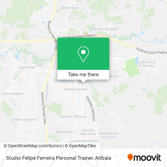 Studio Felipe Ferreira Personal Trainer map