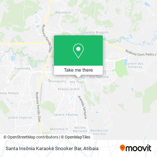 Santa Insônia Karaokê Snooker Bar map