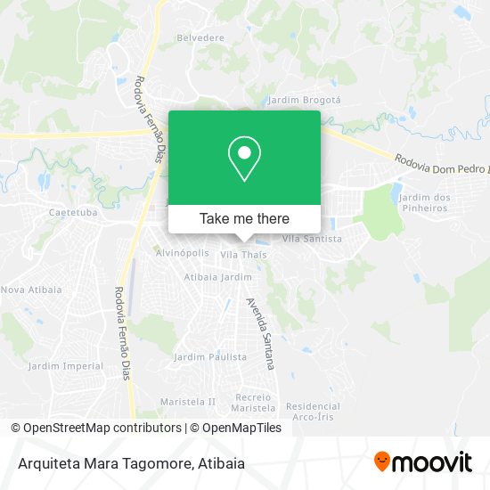 Arquiteta Mara Tagomore map