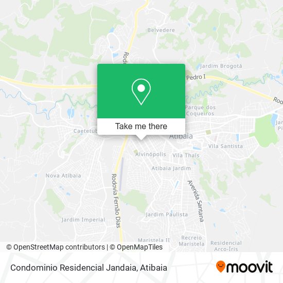 Condominio Residencial Jandaia map