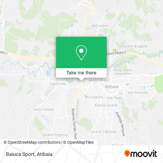 Baiuca Sport map